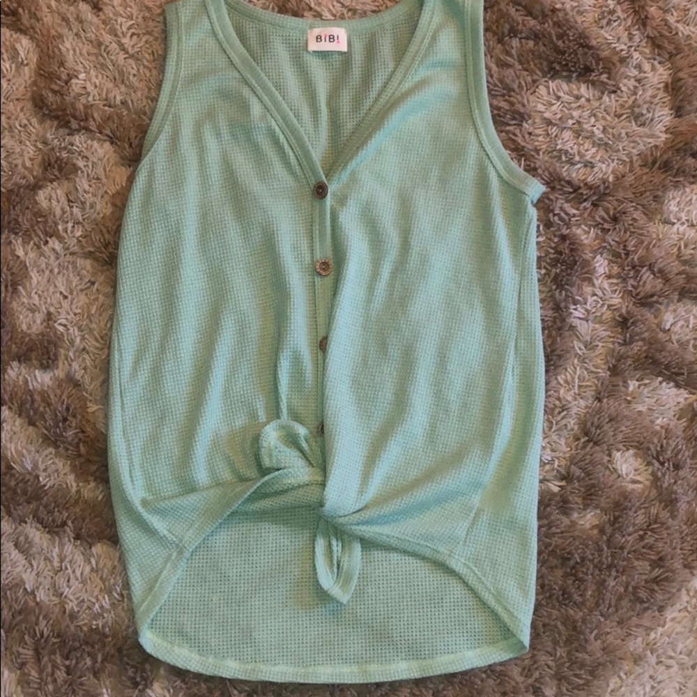 3/$10 Sleeveless Button Down Top